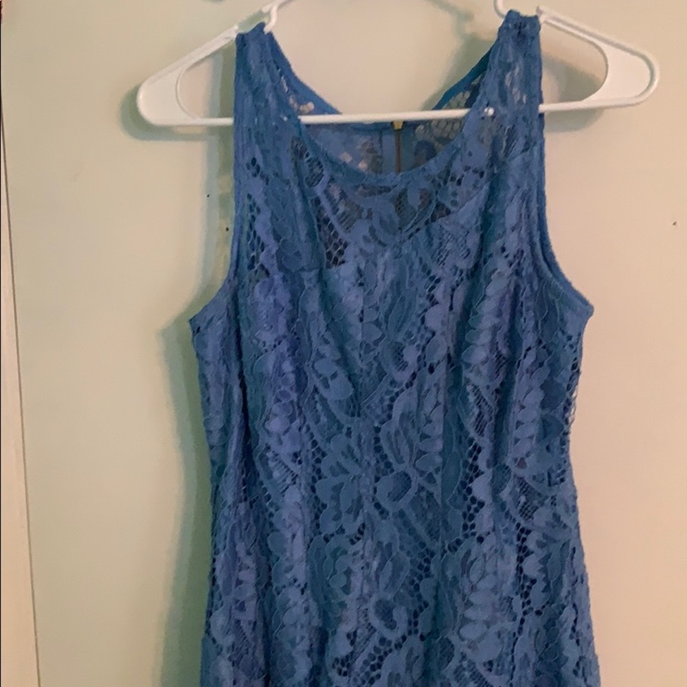 melonie blue dress